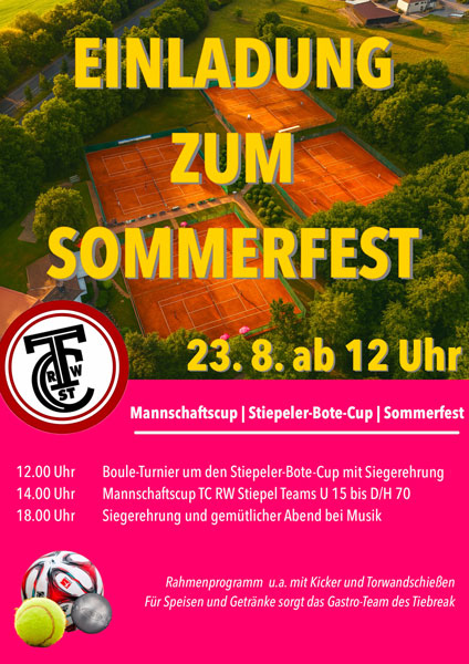 Ankuendigung Sommerfest 2025
