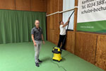 Reinigung der Tennishalle 2